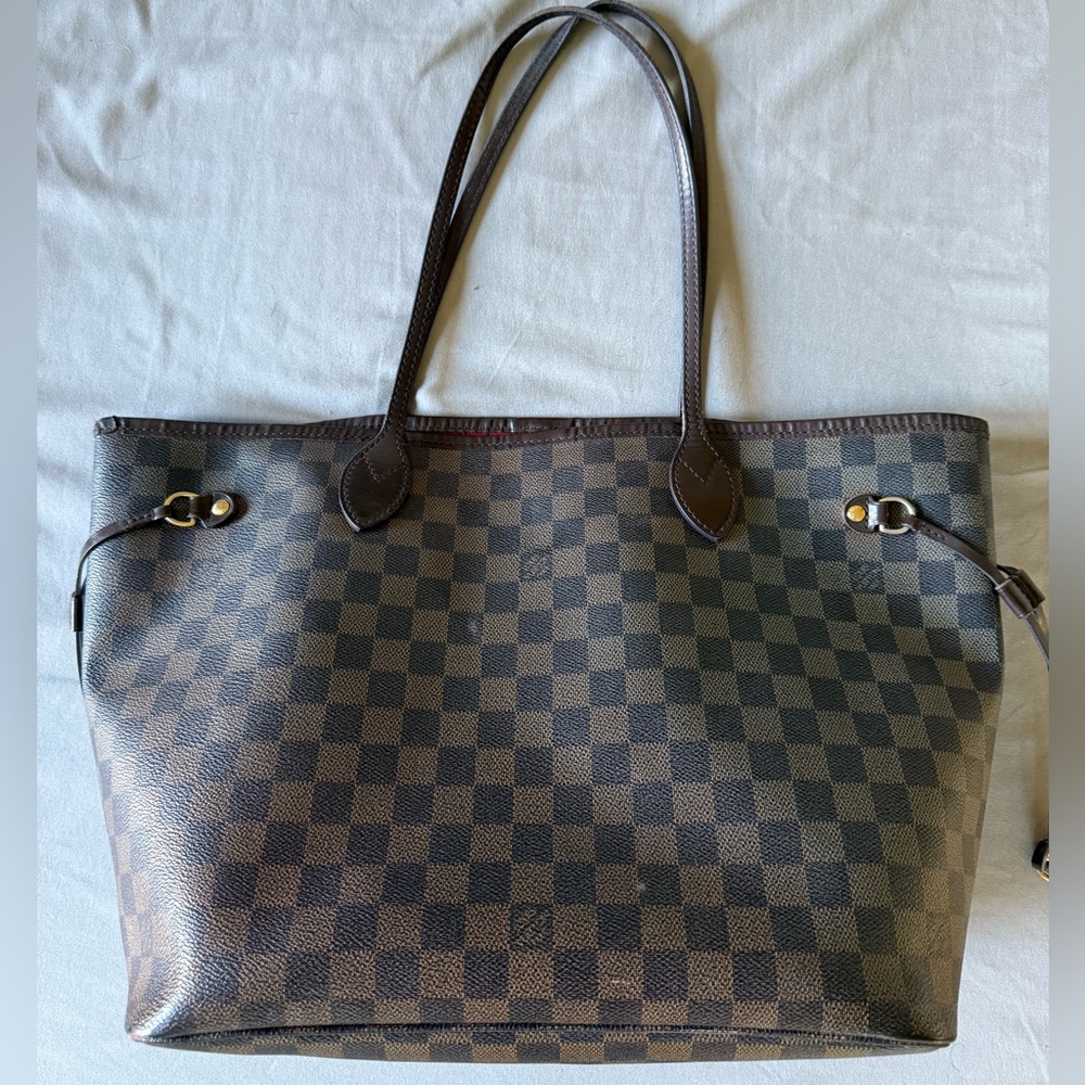 Louis Vuitton Brown Damier Ebene Canvas Tote